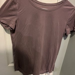 lululemon lilac and loose shirt